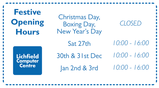 Festive Opening Hours 2025