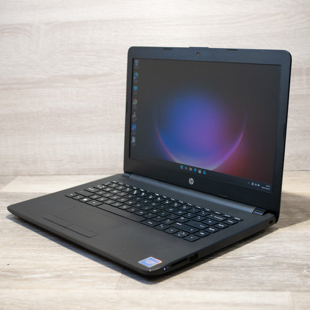 HP 14 – 14″ AMD A4 Dual Core, 8GB RAM, 256GB SSD, Windows 11 Home