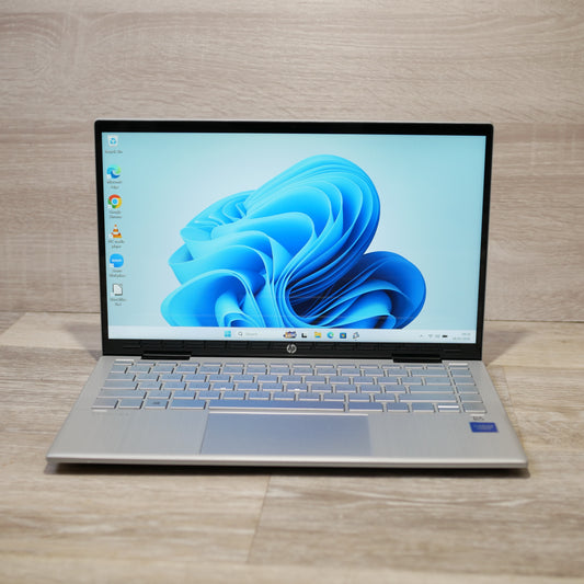 HP Pavilion x360 – 14″ Intel Pentium Gold, 8GB RAM, 256GB SSD, Windows 11 Home