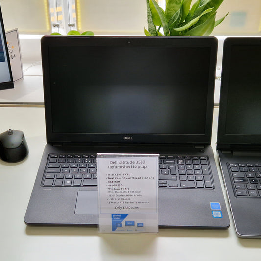 Dell Latitude 3580 – 15.6″ Intel Core i5, 8GB RAM, 480GB SSD, Windows 11 Pro