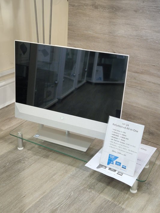 HP 24 All-in-One - Intel Core i5, 8GB RAM, 256GB SSD, Windows 11 Home
